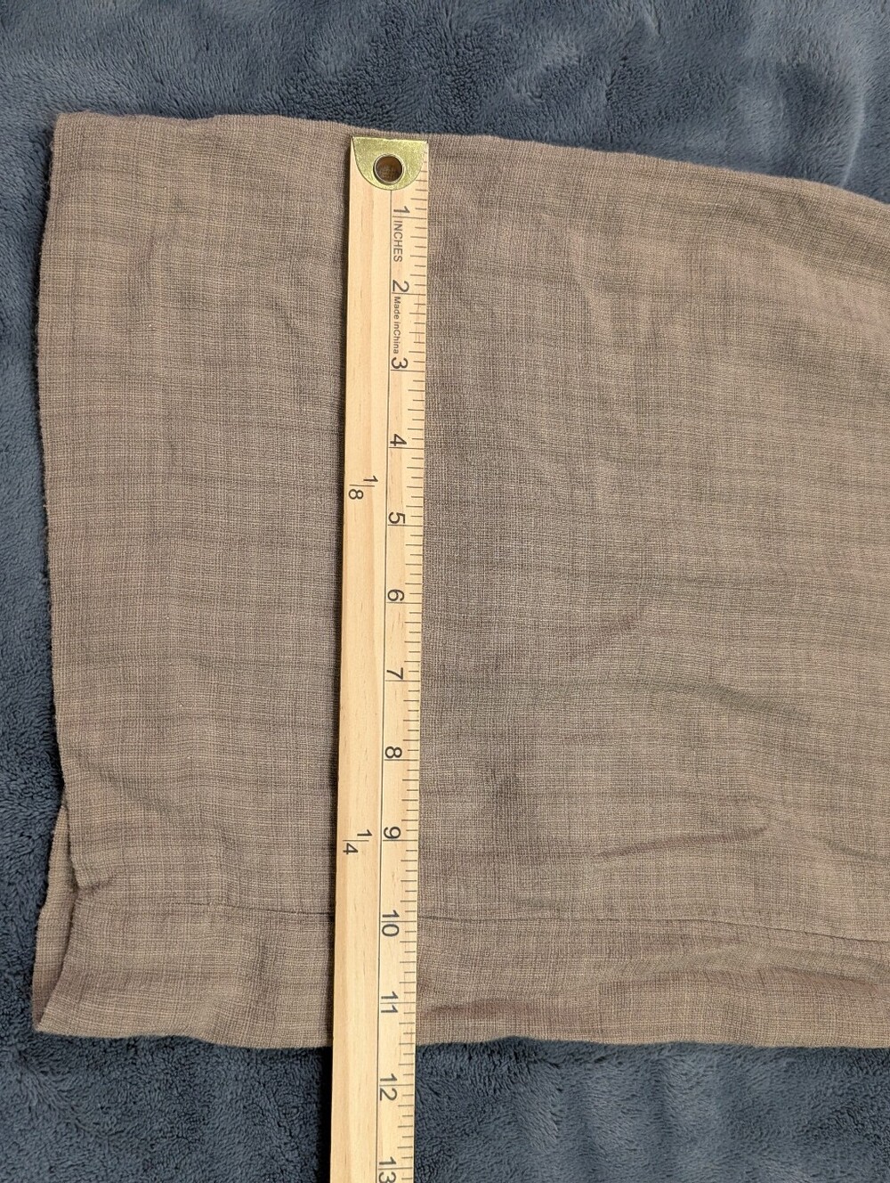 Eileen Fisher Puckered Organic Linen Wide Leg Pant Culottes Sz Medium Minimalist - Picture 8 of 9